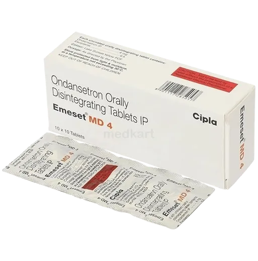 emeset 4mg tablet 10's